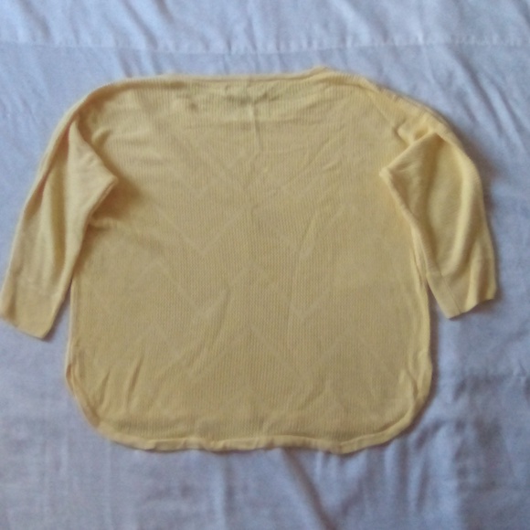 Dana Buchman Yellow Top - Picture 3 of 4